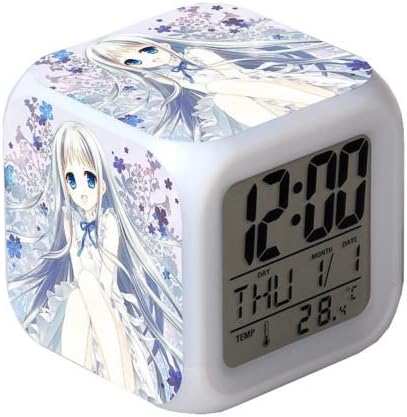 Anohana Anime Menma Glowing LED Colour Change Digital Alarm Clock