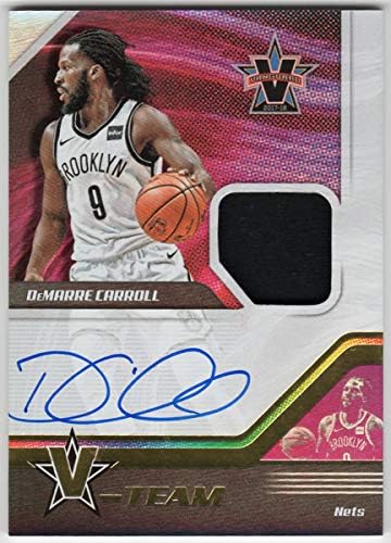 DeMarre Carroll 2017-18 Panini Vanguard On Card Auto Jersey Serial #45/99 Brooklyn Nets Autograph