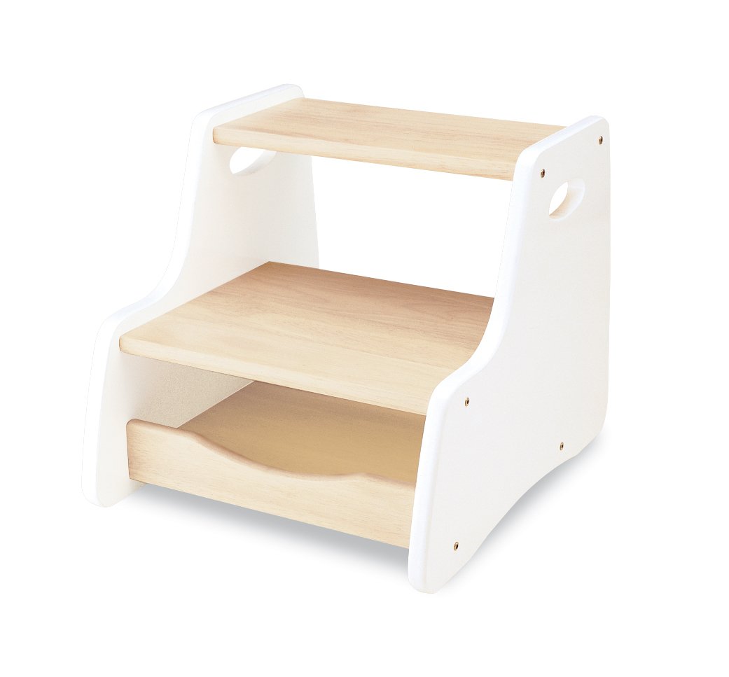 Pintoy Step Stool (White) Amazon.co.uk Kitchen & Home