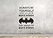 Always Be Yourself Unless you can be Batman Wall Decal Sticker