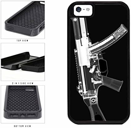 Long Gun With Black And White Xray Dual Layer Phone Case Back Cover Apple iPhone 5 5s
