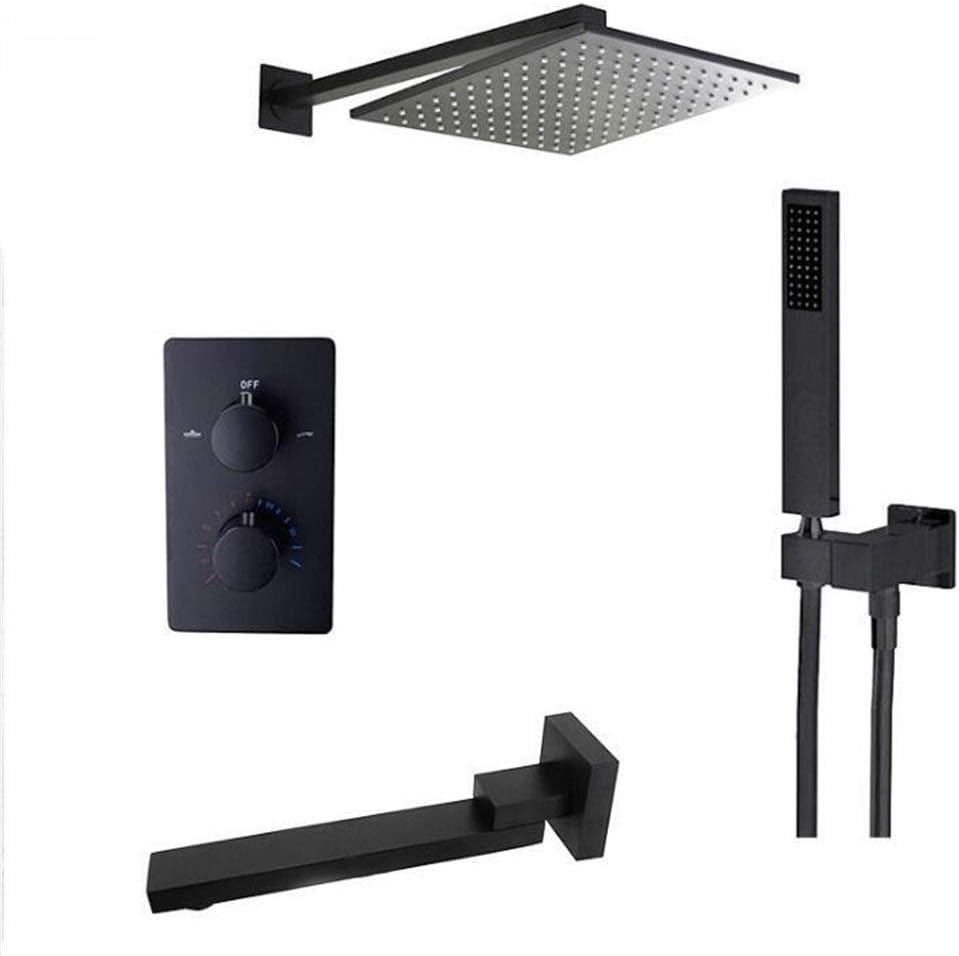 LHQHQ Hand Shower WallMounted 3Way Shower System Mixer