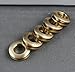 WellieSTR 5 Pieces 1.1 inch (28mm) Large Grommets Qulity Brass Big Eyelet Grommet Eyelet Screw for leathercraft Bag Wallet ect