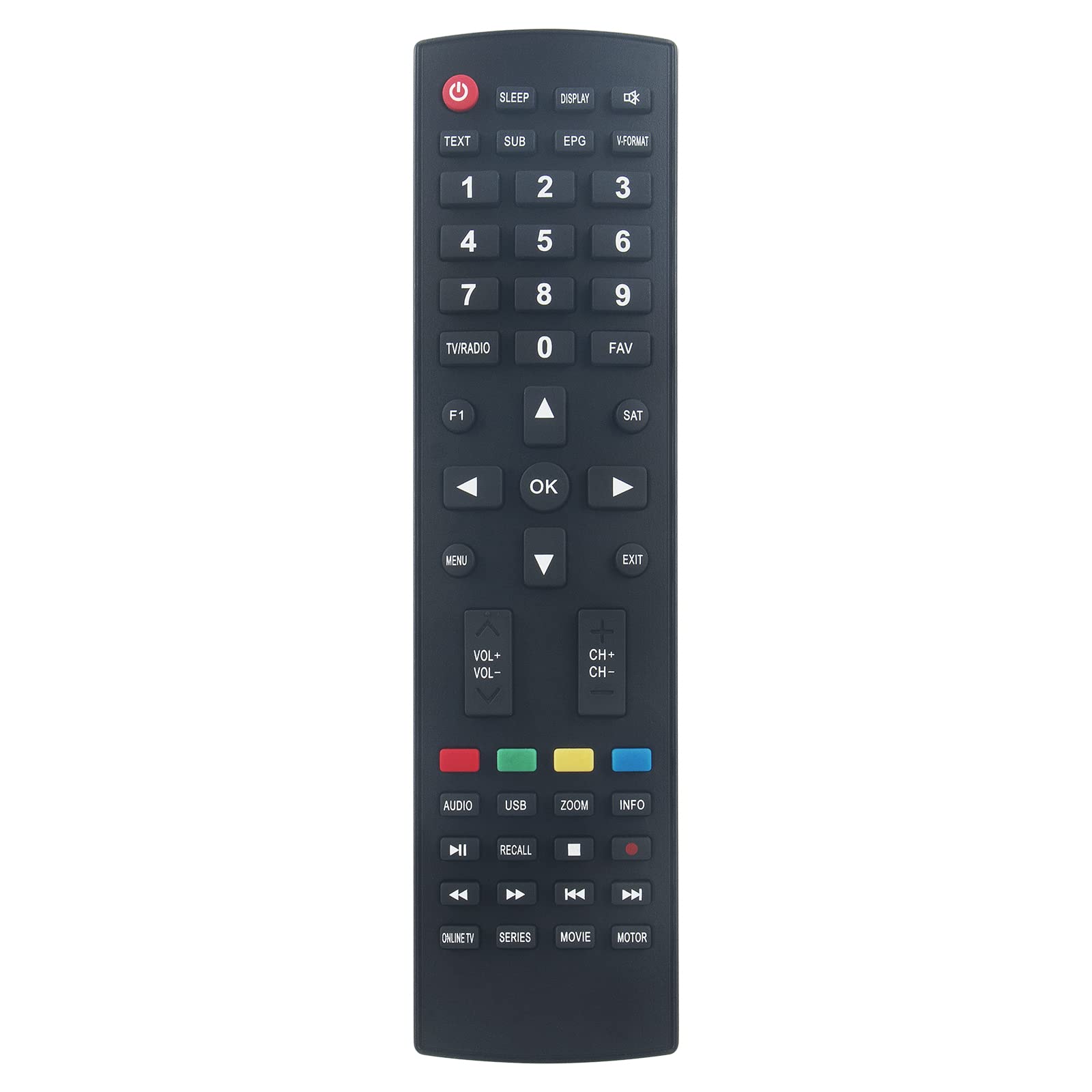 VINABTY New Remote Control Replacement fit for ISTAR KOREA A8000 A65000 A1600 A1700 A8500 A9000 A2400 A2500 ZEED 222 ZEED 333 ZEED 444 Remote Controller
