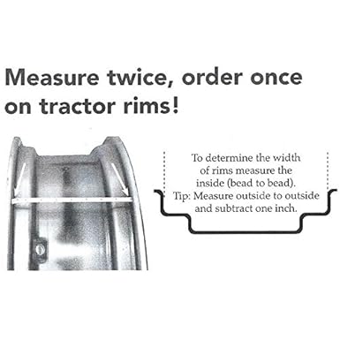 535454M91 - Llanta trasera para Massey Ferguson 135 150 154 ...