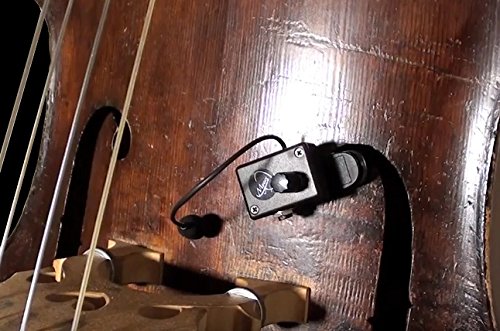 3/4 UPRIGHT BASS MICROPHONE with 6" FLEXIBLE MICRO-GOOSE NECK by Myers Pickups ~ See it in ACTION! Copy and paste: myerspickups.com, Upright Bass Microphone