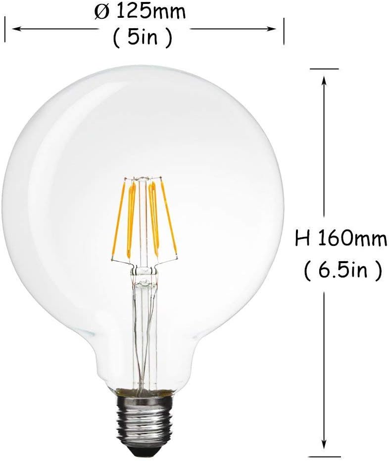 Amazon Co Jp Led Clear Light Bulb E26 1000lm Base 100w Phase Ball Shape 360 Degree Omnidirectional Long Life Energy Saving Light Bulb Color 2700k Retro Atmosphere Lighting Not Dimmable Set Of 2 Kitchen