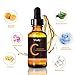 Organic Vitamin C Serum With Hyaluronic Acid Ylady Best Vitamin C Serum 20% Vitamin C & Hyaluronic Acid & Vitamin E Whitening Anti-Aging Anti-Wrinkle Moisturizer Serum For Face Neck Eyes 1fl.oz