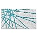 InterDesign Abstract Microfiber Bath Mat, Shower Rug for Master, Guest, Kids' Bathroom, Entryway, 34