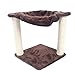 DAMEING 16Inch Pet Cat Tree Cat Scratching Post and Hammock Cat Tree Tower for Climbing Relaxing and Playing Plush Cat Furniture Bed for Cats & Kittensthumb 2