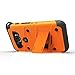 Zizo BOLT Series compatible with Samsung Galaxy S7 Active Case Military Grade Drop Tested with Tempered Glass Screen Protector Holster ORANGE BLACK