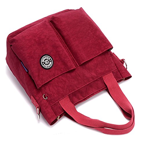 EasyHui Womens Nylon Crossbody Shoulder Bag Messenger Bag Handbags Waterproof Tote Bag Large Travel Mommy Bag - Thumbnail 3