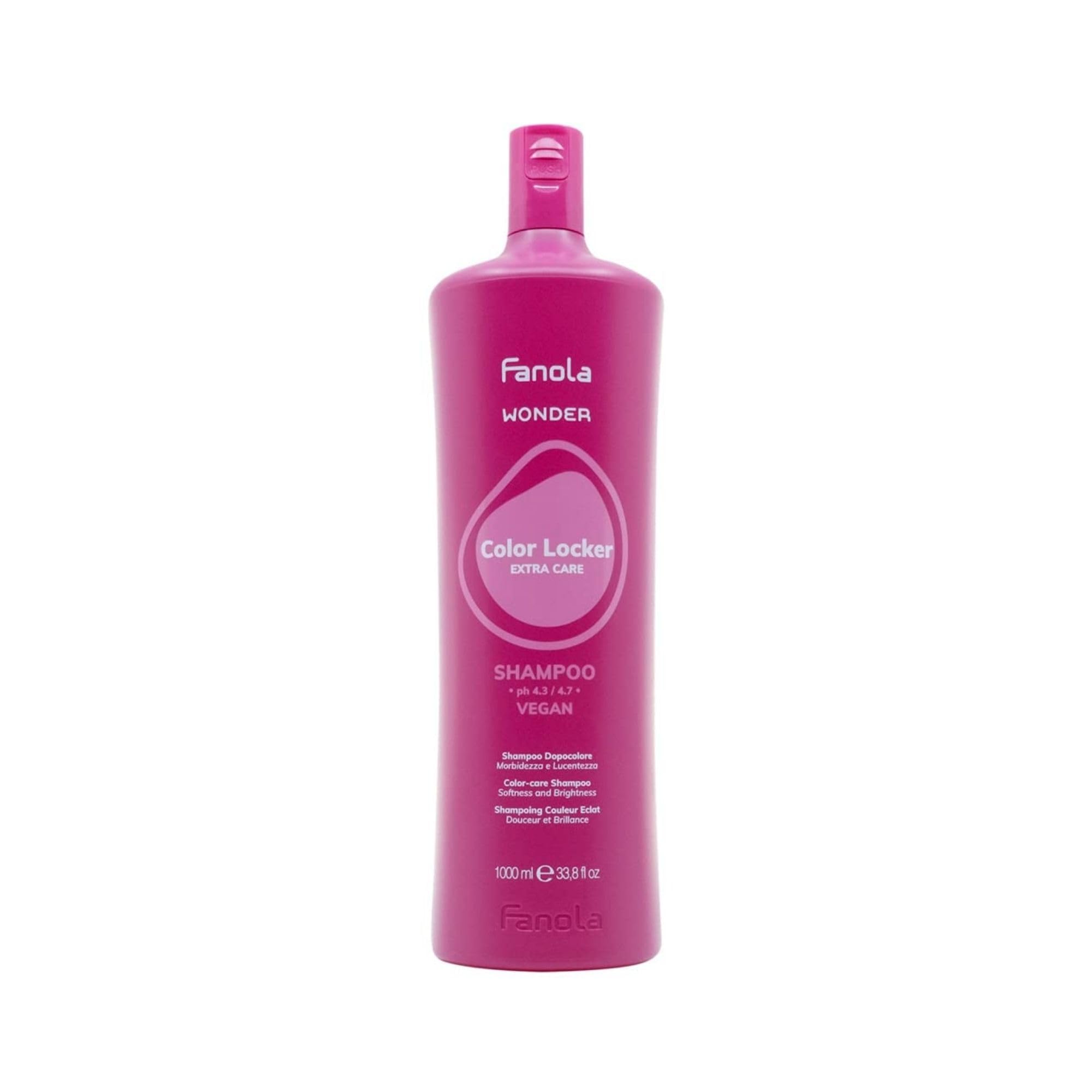 FANOLA WONDER COLOR LOCKER AFTER COLOR SHAMPOO SOFTNESS AND BRIGHTNESS 1000 ML Hair product