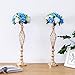 Versatile Metal Flower Arrangement, Candle Holder Stand Set for Wedding Party Dinner Centerpiece Event Restaurant Hotel Decoration (Twist Style, 10 x L)