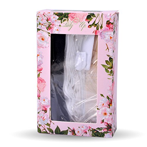 Lady Up 3 Pieces Women's Low Back Bra Converter for Party Backless Dresses (Plus Size with 3 hooks)