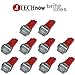 britelites 10x T5 5050 SMD LED Red Instrument Panel Dash Light Bulb 74 17 18 37 70 2721