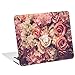 TOP CASE - Floral Pattern Rubberized Hard Case Compatible Older Generation MacBook Air 13