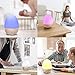 Tomons Nature Wood Essential Oil Diffuser, Aroma Diffuser Ultrasound Cool Mist Air Humidifier with Waterless Auto Shut-off, 3 Mist Modes and 6 Colors LED Lighting, 100 Milliliter