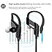 Apie Bluetooth Wireless Sports Stereo Headphones Running Jogging Workout Exercise Gym in-Ear Earbuds with Microphone for All Bluetooth Devices