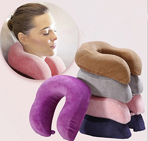 Wall of Dragon 1PC U Shaped Slow Rebound Memory Foam Pillow Travel Neck Pillows Health Care Headrest For Office Car Flight Traveling OU 027 - Thumbnail 2