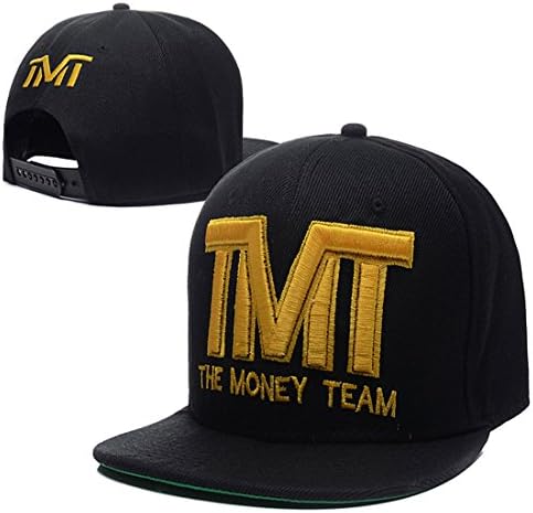 TMT The Money Team hip-hop Cap Adjustable Snapback Baseball Hat Black 2 One Size