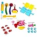 MUKOOL Play Smart Dough Tools Toys Dough Games Set 27PCS Smart Play Clay Dough Toys Set Kits Plastic Baking Dough Toys with Extruder Animal Sand Mold for Kids