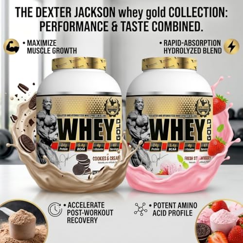 Dexter Jackson Gold Signature Series Whey Gold | Double Chocolate | 5 Lbs