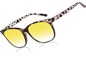 HAOLOTA Night Vision Driving Glasses Polarized HD Yellow Tinted Anti Glare Sunglasses for Men and Women