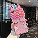 Joyleop Pink Unicorn Case for iPhone 7 Plus 8 Plus,Cartoon Soft Silicone Cute 3D Fun Cover,Kawaii Unique Kids Girls Cases,Fashion Animal Character Skin, Gel Shockproof Shell iPhone 7G/8G Plus + 5.5