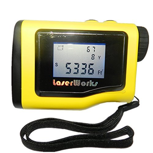 LaserWorks Rangefinder 1000 Yards + 0.5Y With LCD Height Measurement