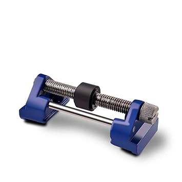 Festnight Aluminium Alloy High Accuracy Manual Honing Guide Jig for Chisel Plane Iron Blade Graver Edge Sharpening Wood Work Bevel Angle Grinding Tool Abrasive Tools (Blue)