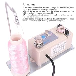 Amazon.com: Axis Automatic Bobbin Winder Electric for Juki