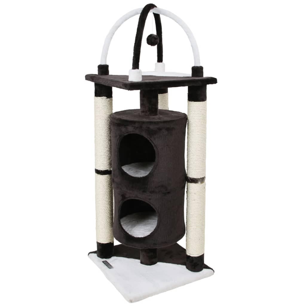 Kerbl Cat Tree Onyx, 38 x 38 x 107 cm, Black/ White