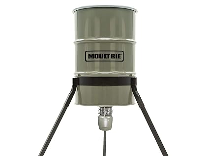 Moultrie 55 Gallon Nxt Tripod Feeder Amazon Co Uk Sports Outdoors