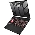 ASUS TUF Gaming A15 Gaming Laptop, 15.6” FHD 144Hz, 100% sRGB Display, GeForce RTX 4060, AMD Ryzen 5 7535HS, 16GB DDR5, 512GB PCIe SSD, Wi-Fi 6, Windows 11, FA507NV-EH53