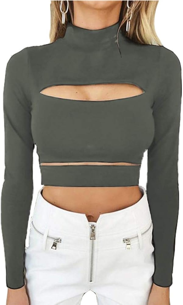 crop top hoodie above chest