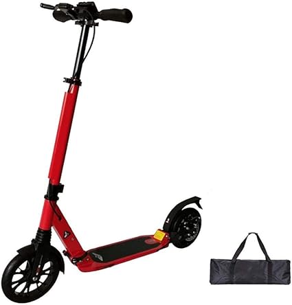 red childrens scooter