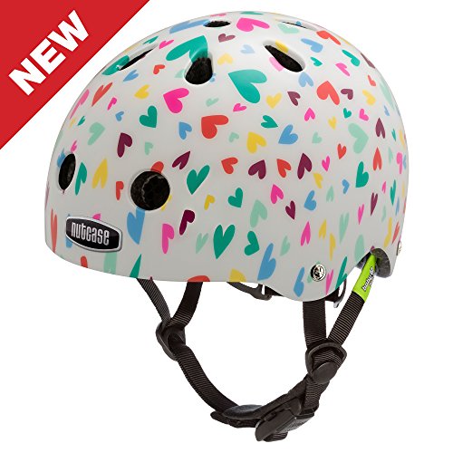 Why Choose Nutcase - Baby Nutty Bike Helmet for Babies and Toddlers, Happy Hearts