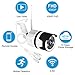 NETVUE Outdoor Security Camera - 1080P Outdoor Camera Wireless, IP66 Waterproof, FHD Night Vision, Motion Detection, Two-Way Audio, Wired or WiFi, Cloud Storage or TF Card Support