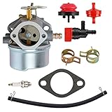 MDAIRC Carburetor for Tecumseh 640349 640052 640054 640058 640058A HMSK80 HMSK90 LH318SA LH358SA 8HP 9HP 10HP Snowblower Generator Chipper Carb