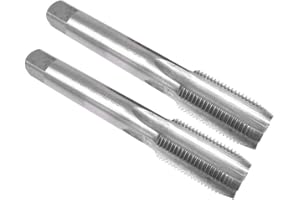For HSS Metric Taps 18mm, M18x1. Tap Set with Taper and Tap, Right Hand Thread Tool for Metalworking Threading Kit, Machine S