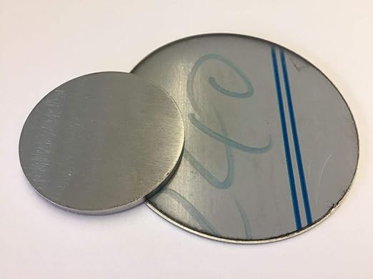 Edelstahlronde - Ronde - Edelstahlscheibe - Edelstahlplatte Rund ?33-250 mm Stärke 4,0 mm 1.4301 K240g (33x4mm)