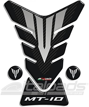 Tank Pad suitable for Yamaha MT-10 Black/carbon look
