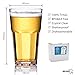 MICHLEY Unbreakable Drinking Glasses Set of 4, 12oz Tritan Plastic Highball Glass, Tumbler Glassware for Water Beer Juice