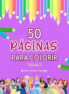 Livro 50 Páginas para Colorir: Volume 2