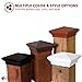 4x4 Brown (2 Pack) Slim Profile Post Cap Fits Standard Pressure Treated Post (3.5