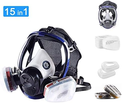 Anti-Fog Full Face Respirator Gas Mask Protection Respiratory Protection Widely Used 6800 Mask Body 15In1