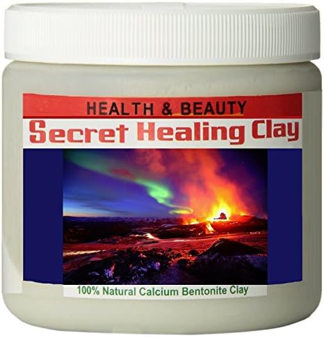 Hansi Naturals Indian Healing Clay Deep Pore Cleansing, Pure Bentonite Clay, Acne Mask to suck oils from skin. (2 pound)