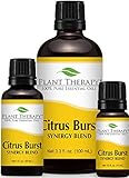 Citrus Burst Synergy. Essential Oil Blend. 100% Pure, Undiluted, Therapeutic Grade. (Blend of: Grapefruit, Lemon, Lime, Litsea, Mandarin and Orange)