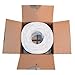 Dripstone CAT5e 1000ft 24AWG Solid UTP Unshielded Ethernet Cable RJ45 CCA Bulk Network LAN Wire RJ45 Easy Pull Box 305M (White)